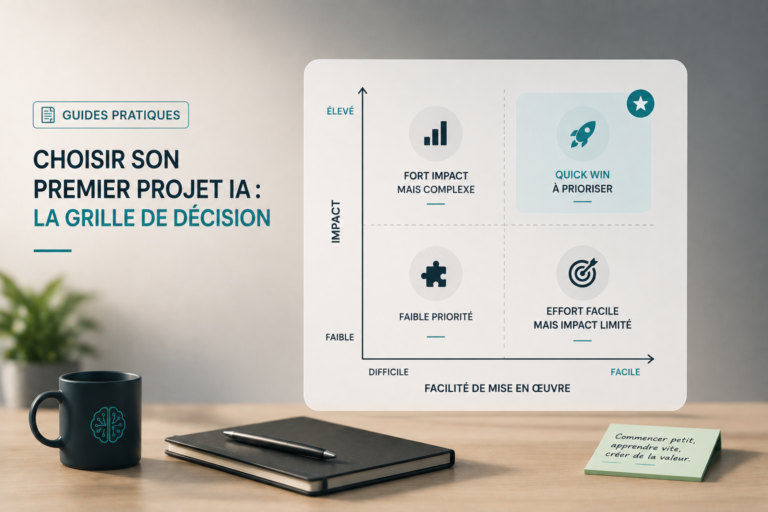 Grille de décision pour choisir son premier projet IA