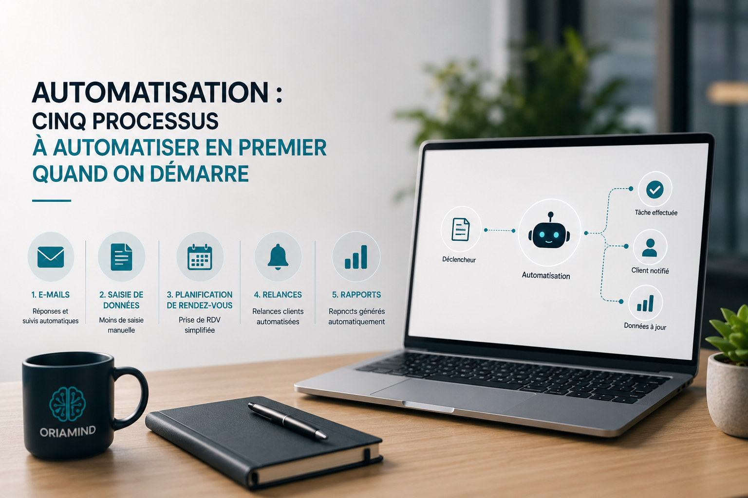 Cinq processus métier à automatiser en priorité avec l’IA