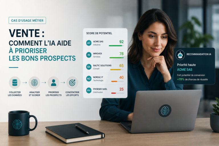 Vente et IA : prioriser les bons prospects pour gagner du temps
