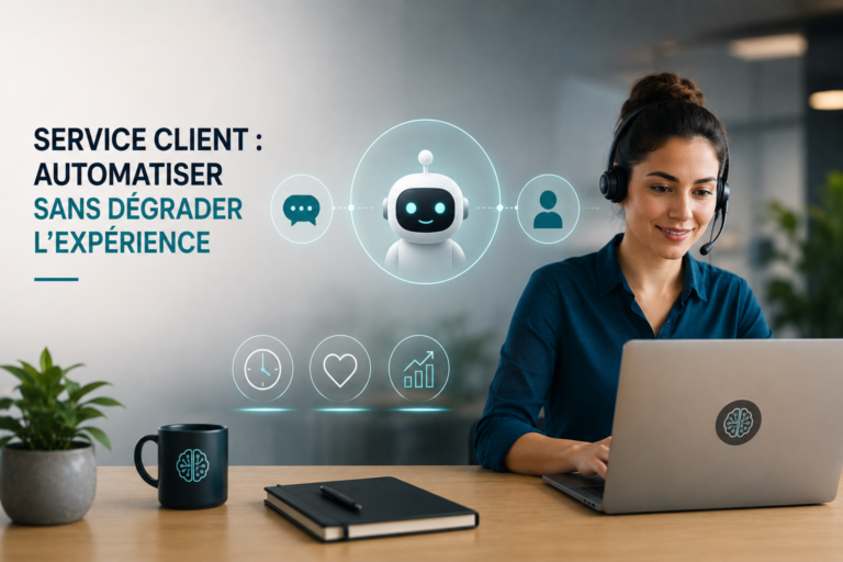 Service client : automatiser avec l’IA sans dégrader l’expérience